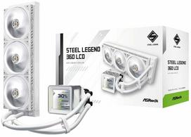 Vandens aušintuvas procesoriui ASRock Steel Legend 360 LCD (90-ASLA36-WAAGA5), 397 mm x 27 mm