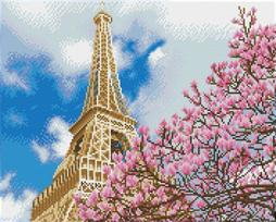 Deimantinė mozaika La Tour Eiffel, 40x50