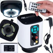 Mikroskopas Altair Pro DigitalScope 4K – Skaitmeninė Sony 8.29MP Kamera, LED Apšvietimas 24x, HDMI USB 4K Vaizdas