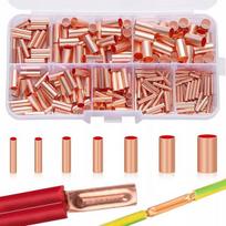 Tulekiai CopperTube GT125 – 125 vnt, Grynas varis, Laidų skerspjūvis 2-22 mm2, Litavimas ir užspaudimas