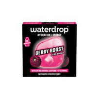 Waterdrop Microdrink Berry Boost gėrimo kubeliai su kofeinu, 12 vnt.