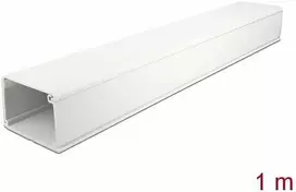 Delock 20724 - Kabelio grindų apsauga - Baltas - PVC - Lipni juosta - -40 - 65 °C - 1 m