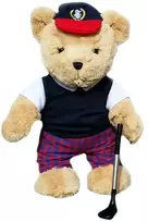 Golfing, Golfing Boy, Teddy Bear, Collectible Plush Toy