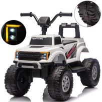Vaikiškas elektrinis keturratis Milly Mally Ford F-150 Raptor, balta sp.