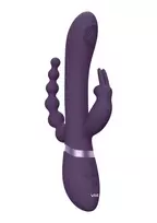 VIVE by Shots VIVE Rini Pulse Wave Dual Motor Intimate Machine Purple with Attachments
