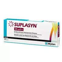 SUPLASYN Prefilled Syringe Sodium Hyaluronate 20mg/2ml