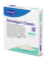 SORBALGON classic kalcio alginato tvarstis, 5 x 5cm, 10 vnt.