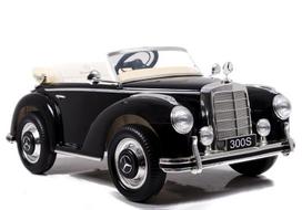 Vienvietis vaikiškas elektromobilis Mercedes 300S LS-618, juodas blizgus