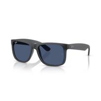 Ray-Ban Justin Classic akiniai | Opal Grey - Dark Blue