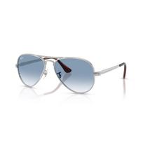 Ray-Ban Aviator Metal Max akiniai | Silver - Clear Gradient Blue