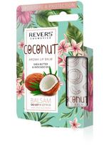 REVERS COSMETICS Lūpų balzamas su sviestmedžių ir avokadų aliejais (kokosų kvapo), 4 g