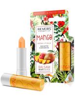 REVERS COSMETICS Lūpų balzamas su sviestmedžių ir avokadų aliejais (mangų kvapo), 4 g