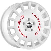 R18x8J 5X108 ET45 CB-75 Race White Red Lettering