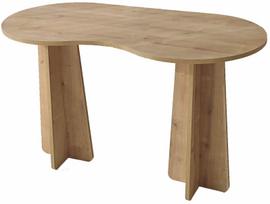 Rašomasis stalas Kalune Design Infini, 60 cm x 120 cm, 75 cm, safyro ąžuolas