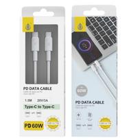Laidas OnePlus USB-C + USB-C 3A 1.5m baltas