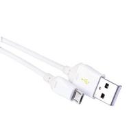 Laidas USB 2.0 A/M - micro B/M 1m (baltas)