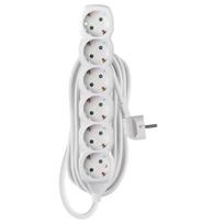 Tinklo ilgiklis 6 rozetės 5 m. 1.5mm2