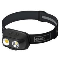 Įkraunamas žibintuvėlis ant galvos 1xCOB LED+LED 500lm IP44 1200 mAh