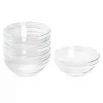 Stikliniai dubenėliai 10.5 cm 6 vnt.