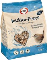 "Elles Insekten-Power" 5 x 750 g, baltymų turtingas laukinių paukščių lesalas, 100 % natūralus, be kiautų, optimalus energijos dozatorius, tinka visiems laukiniams paukščiams, lesalas visiems metams