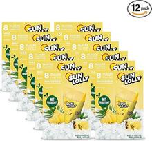 Sun Lolly Water Ice Pineapple Storage Pack of 12 | Su vaisių sultimis | Savaiminiam užšaldymui | Be dirbtinių skonių | Be saldiklių | Be saldiklių | Be laktozės | Be glitimo | 12 x 480 ml