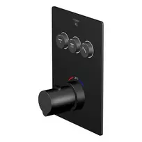 Steinberg 390 – į sieną įmontuojamas termostatinis maišytuvas 3 vartotojams, juodas 390 4231 3 S