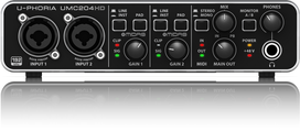 Garso plokštė - Behringer U-Phoria UMC-204HD