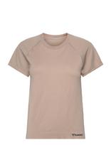 Hummel - Hmlmt Flow Seamless T-Shirt - Marškinėliai trumpomis rankovėmis - Ruda