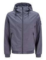 Jack & Jones - Jjebasic Softshell Hood Noos - Lengva striukė - Pilka