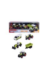 Majorette - Majorette Claas Farm 5 Pieces Giftpack - Traktoriai - Žalia