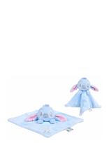 Lilo & Stitch - Simba Plush - Disney – Stitch Head With Comforter - Pliušinis žaislas - Mėlyna