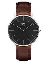 MOTERŲ LAIKRODIS DANIEL WELLINGTON Classic Black Sheffield Lady  DW00100131 (zw508d)