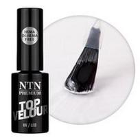 Matinis gelinio nagų lako viršutinis sluoksnis Velour Top no wipe NTN 5 g