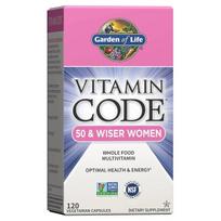 Garden of Life Vitamin Code 50 & Wiser Women - 120 kapsulių