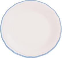 Zafferano Deserto lėkštė Asolo 21 cm, baltai žydra
