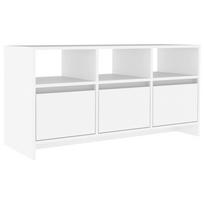 vidaXL Televizoriaus spintelė, balta, 102x37,5x52,5cm, mediena