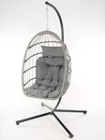 Pakabinamas krėslas-sūpynės Kiaušinis EGG-5 su stovu