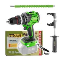 Akumuliatorinis gręžtuvas-suktuvas „ProCraft PA18ProBL-BB”