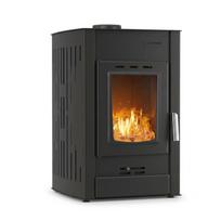 Malkinė krosnelė su vandens kontūru Velmora Fire ATS HYDRO juoda, 25kW
