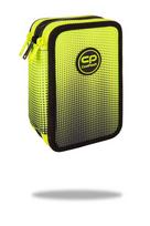 Forminis trijų skyrių penalas su priedais CoolPack Jumper 3 Gradient Lemon E67510