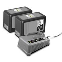 Komplektas (greitas įkroviklis + 2 baterijos 36/75) Karcher Battery Power+ 36/75, 2.445-070.0