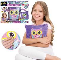 Woopie kūrybinis rinkinys „Blizgi pelėdos pagalvėlė“ – ART&FUN (5+)