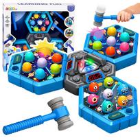 Whack-A-Mole 3 žaidėjų elektroninis arkadinis žaidimas su plaktukais