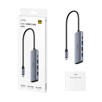 CUDY UH405 5-in-1 USB-C Hub su HDMI 4K