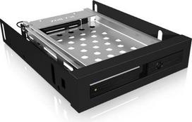 ICYBOX IB-2217StS Icy Box mobilioji stelažas 2.5 SATA HDD arba SSD, Juodas