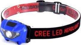 TIROSS PRIEKINIS LEMPAS 1W + 2 RAUDONI LED 3xAAA / BE AKUMULIATORIJOS