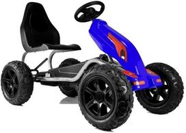 Lean Cars Pedalinis gokartas B012, mėlynas, vaikams nuo 6 metų