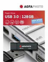 AgfaPhoto USB 3.2 Gen 1 128GB juoda