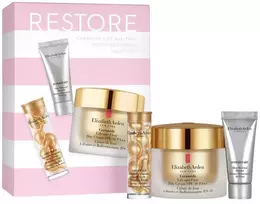 Rinkinys Elizabeth Arden: „Superstart“, atkuriamasis, serumas, 5 ml + keramidas, drėkinamasis, kremas, veidui, SPF 30, 50 ml + pažangus keramidas, atkuriamasis, serumo kapsulės, veidui, 7 vnt.