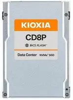 Kioxia „Dysk“ SSD CD8P-R 7680GB U.2 NVMe Gen. 5 1x4 DWPD 1 3D TLC BIC Flash duomenų centro NVMe be sed SIE PLP